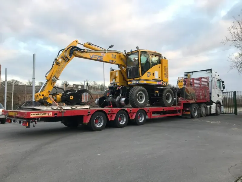 Transport engins BTP à Saméon