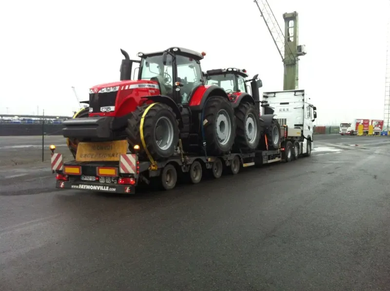 Transport matériel agricole à Saméon