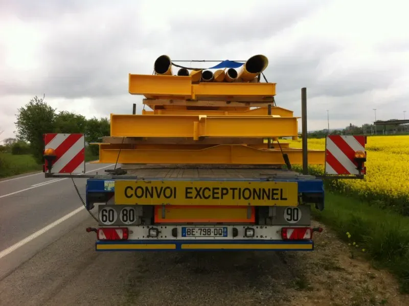 Transport convoi exceptionnel à Saméon